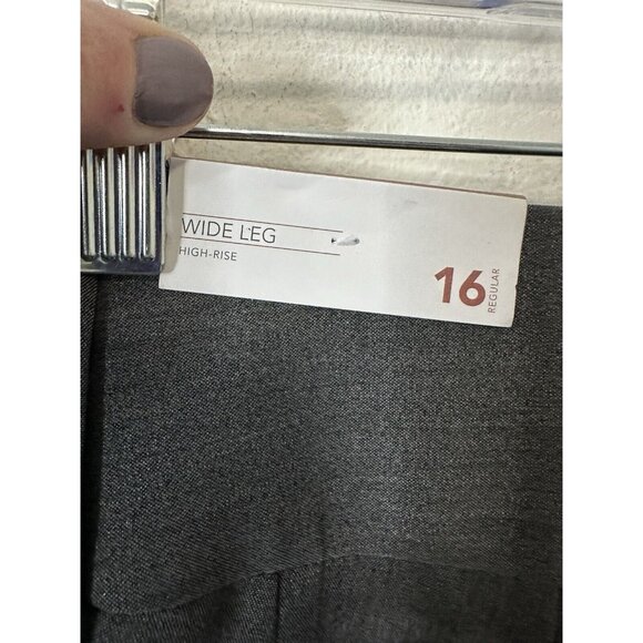 Lane Bryant The Allie Stretch Skinny Crop Pants Gray Size 16 - Picture 6 of 10